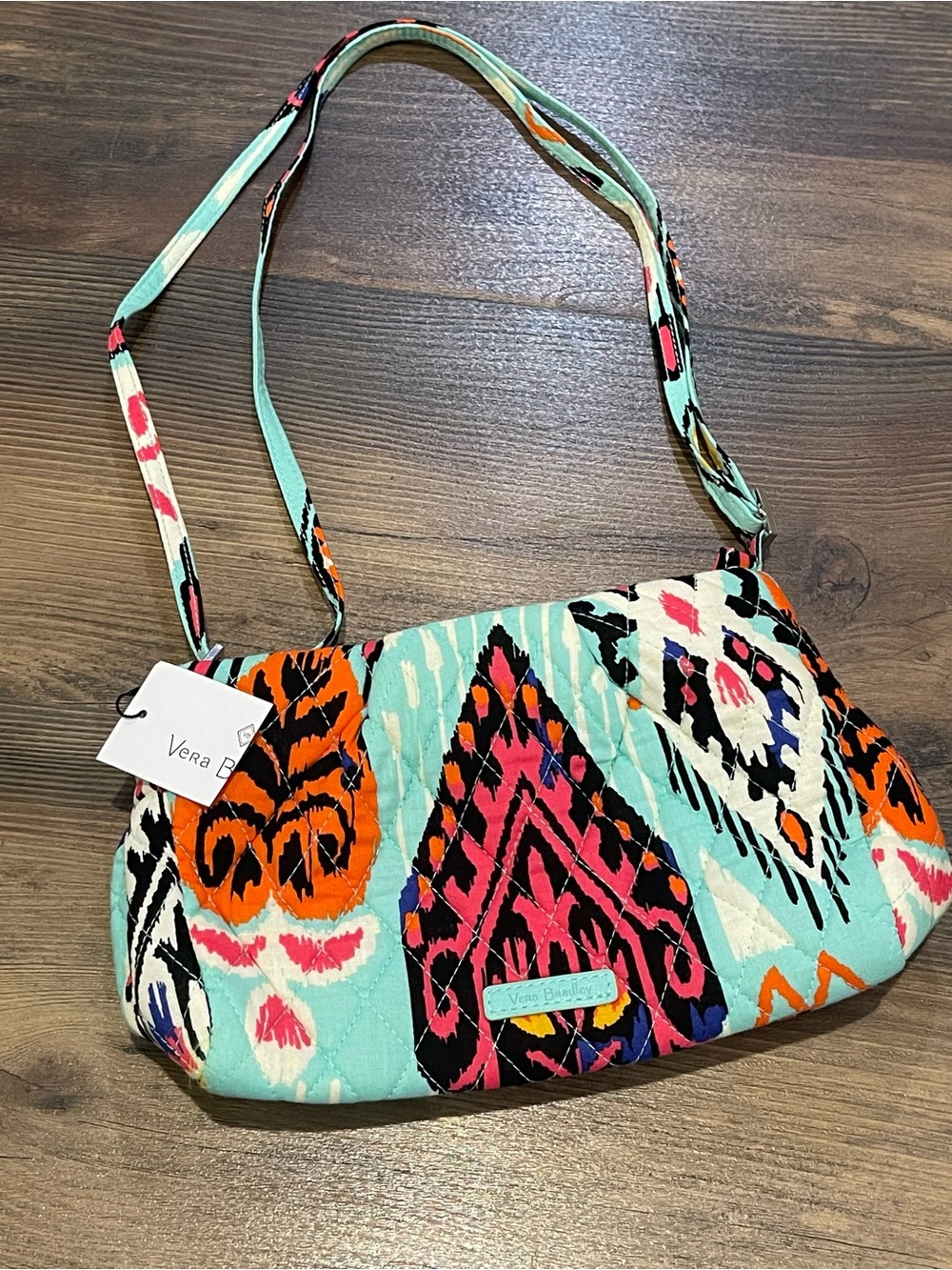 NWT Vera Bradley Alex Crossbody Bag Purse in Pueblo Aztec Geometric Print